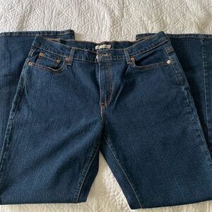 Levi’s dark wash bootcut jeans